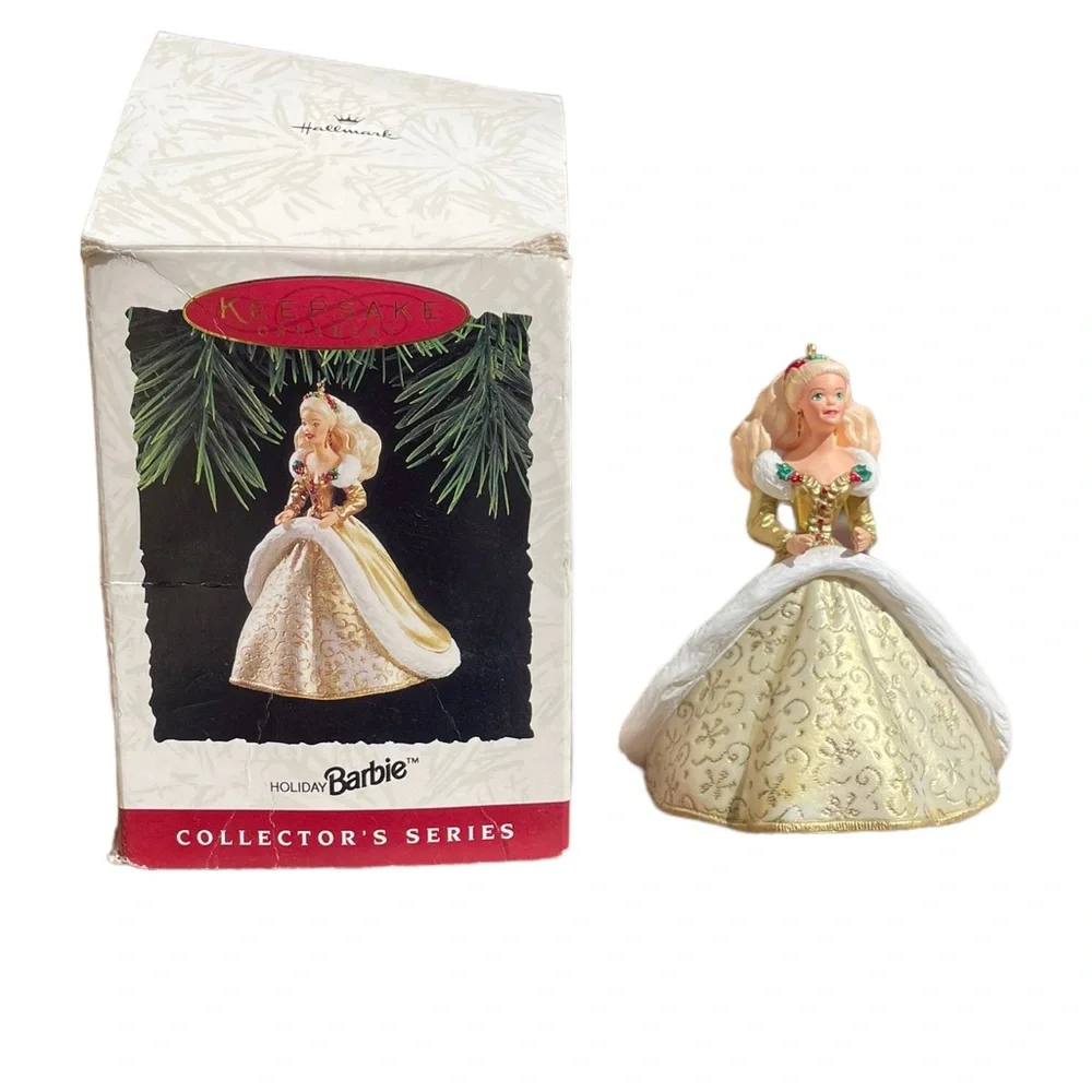 Hallmark Collector’s Series Holiday Barbie Keepsake Ornament #2 Dated 1994
